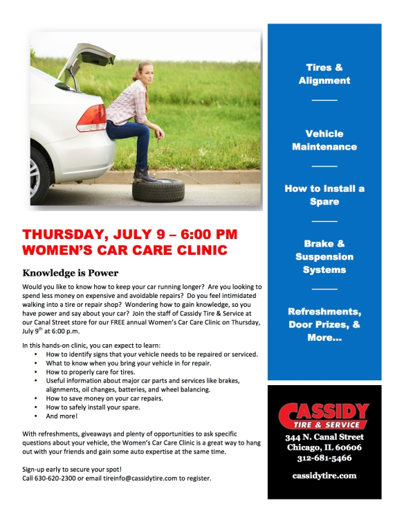 Women's Car Care Clinic 3 Spring 2015
